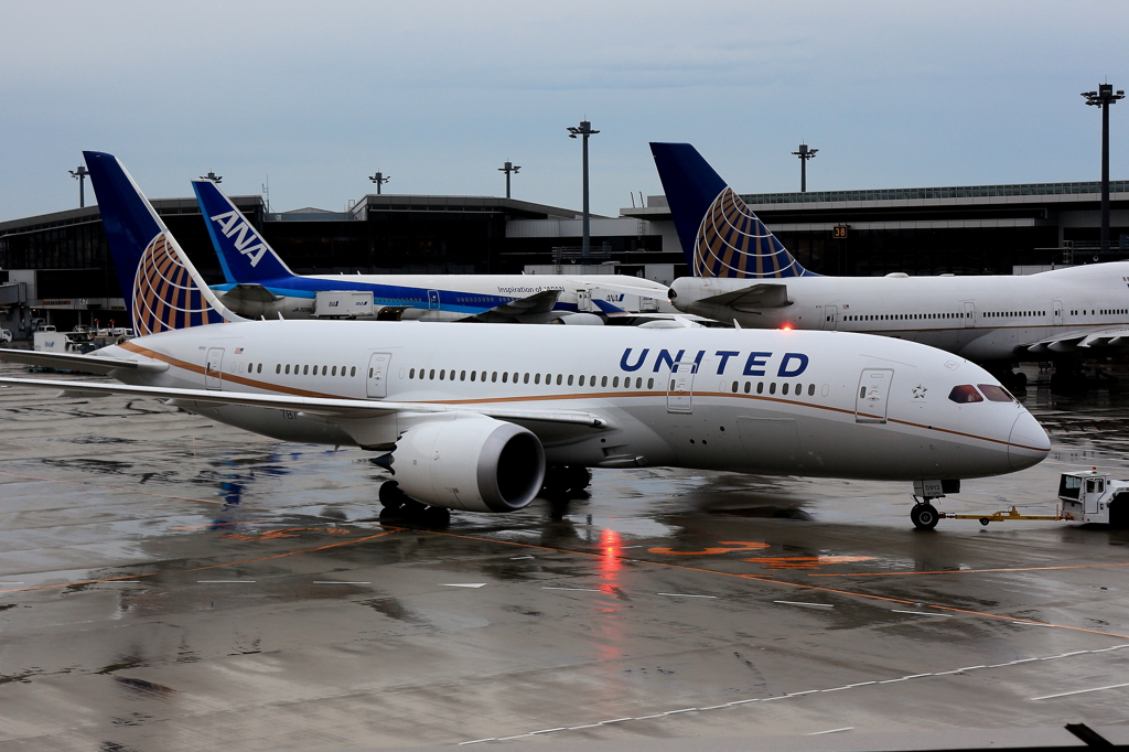 ユナイテッド航空787-8