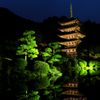 ナイト撮影！瑠璃光寺 五重塔