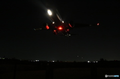 伊丹の夜　２ landing plane