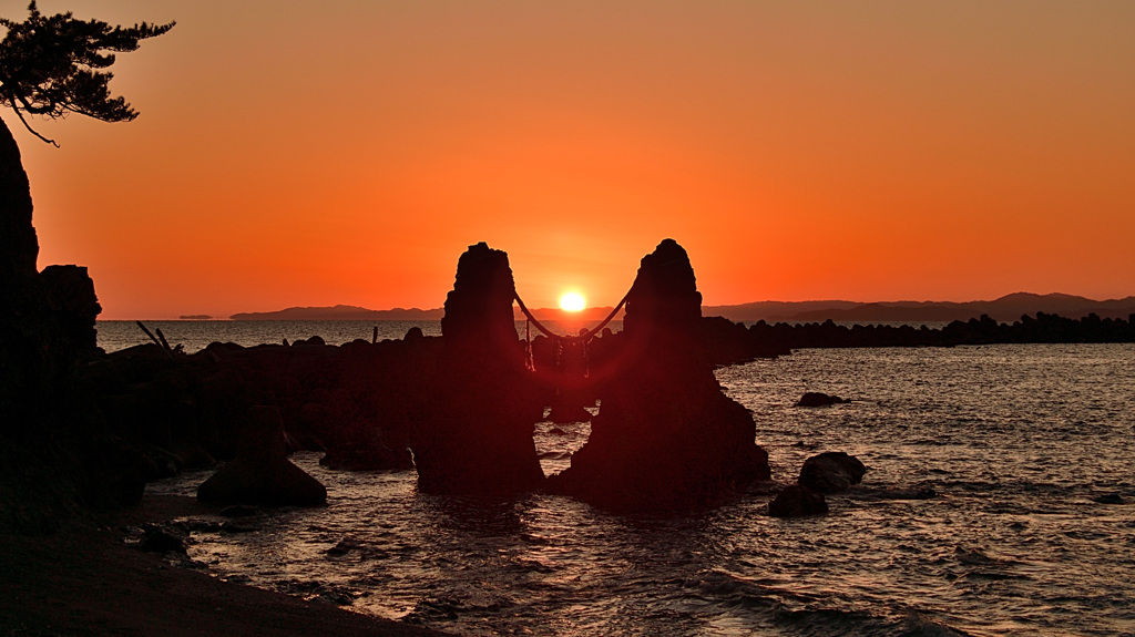 令和二年 初夕日