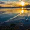 凪の琵琶湖