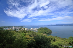 晴天の浜名湖