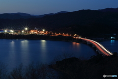 浜名湖SA夜景