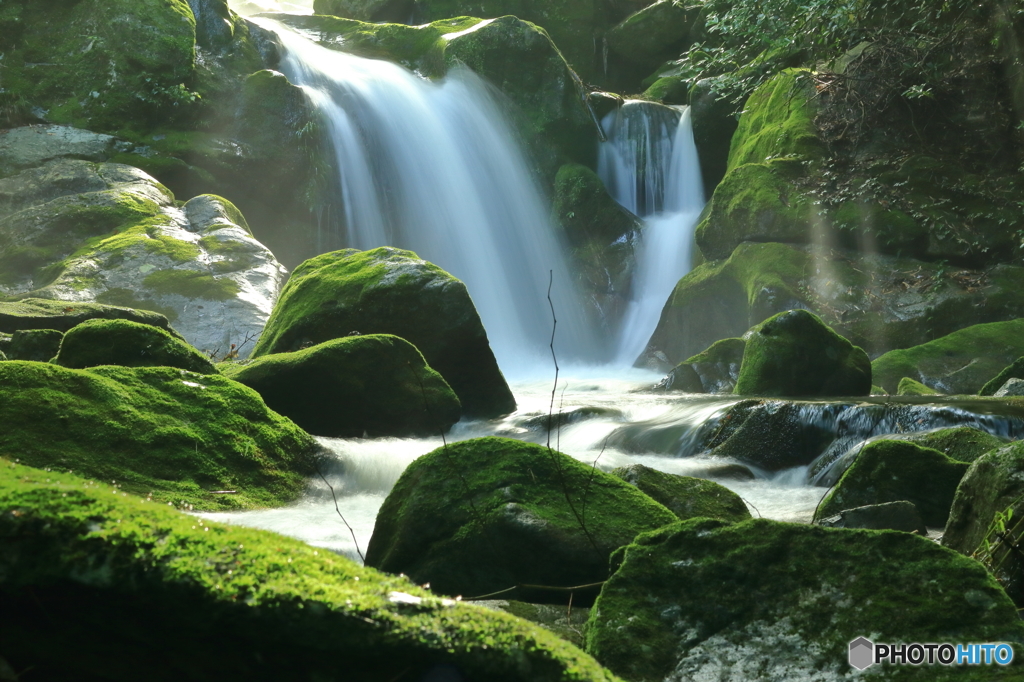 釜淵の滝　下段の滝