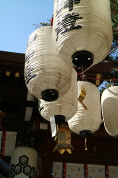 櫛田神社にて