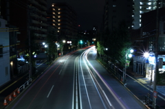 歩道橋より