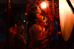 大太鼓の調子打ち