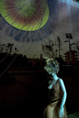 ショーウインドウの眺め