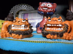 シーサーの駄見顔