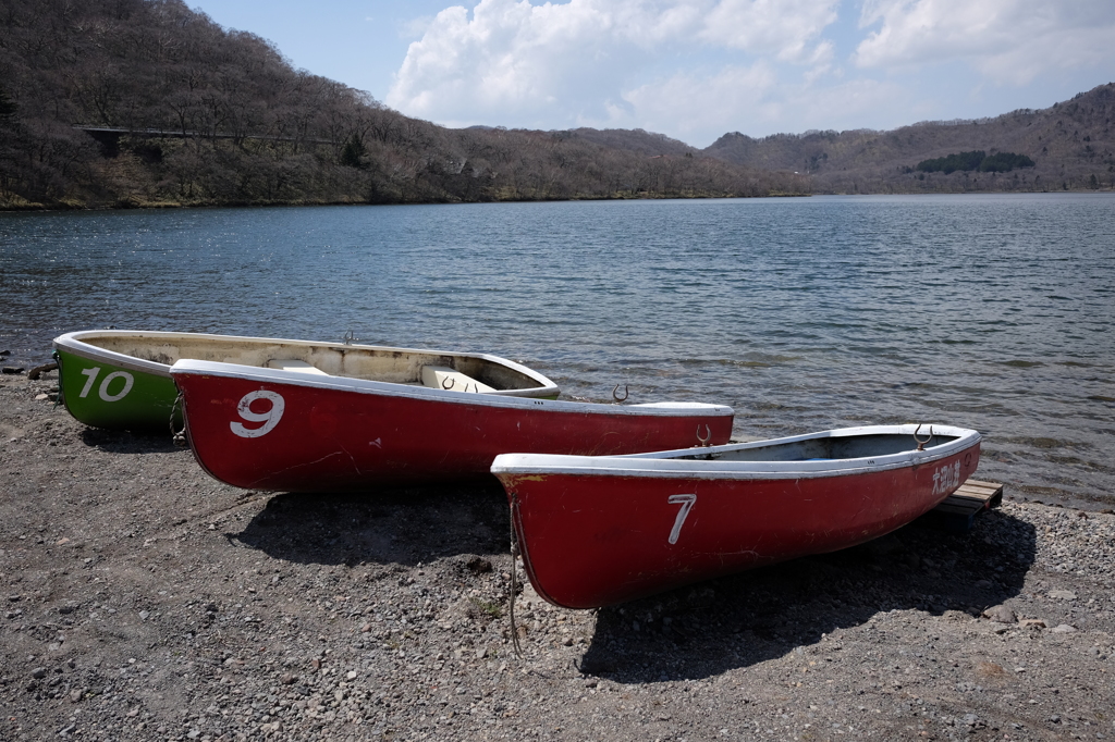 もうすぐ活躍を待つボート