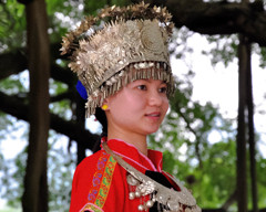 少数民族の女性