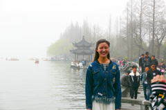 西湖美人に会いました。