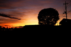 台風後の夕空４