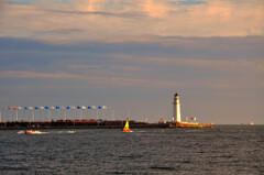 灯台のある風景