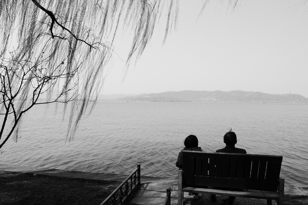 西湖天地の二人