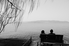 西湖天地の二人