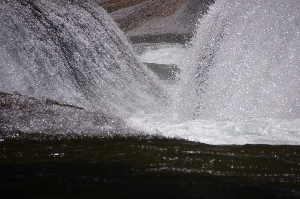 吹き割のしぶき