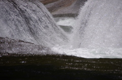 吹き割のしぶき