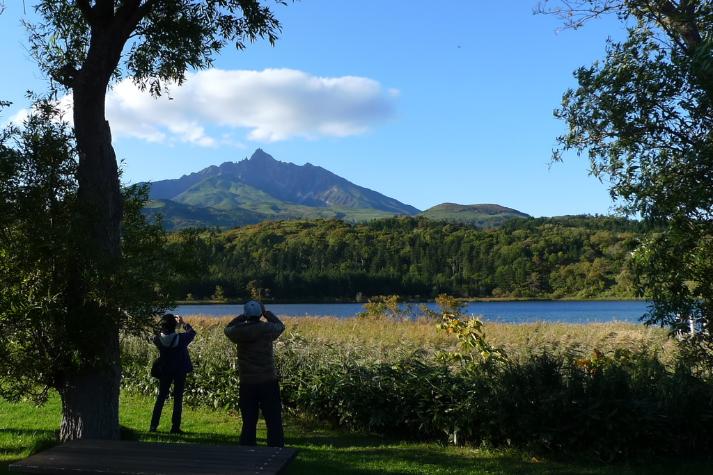 オタトマリ沼と利尻富士