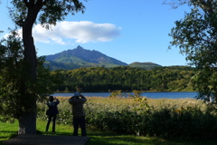 オタトマリ沼と利尻富士