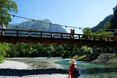 梓川河原からの河童橋