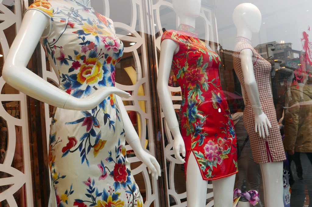 清河坊のショーウインドウ