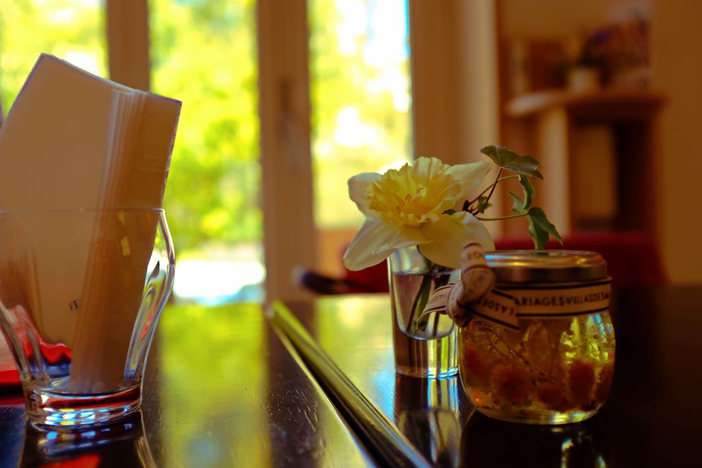 テーブルの眺め