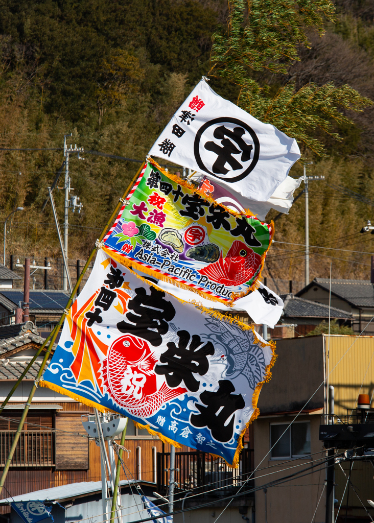 大量旗③