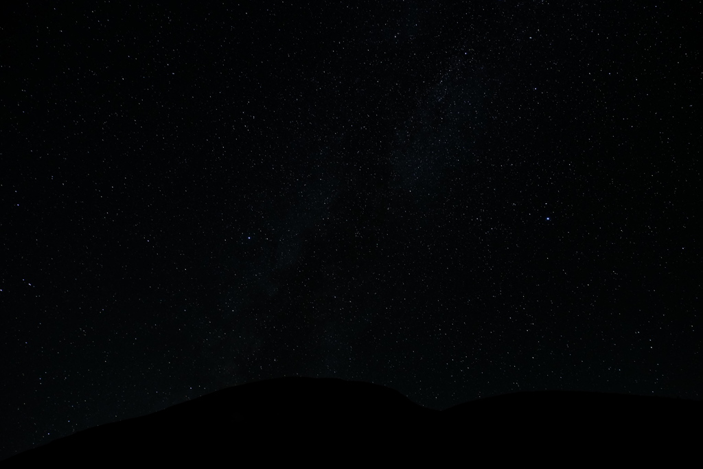 満天の星空～双六小屋にて