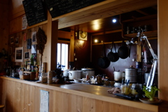 山小屋の厨房
