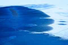 Blue and White