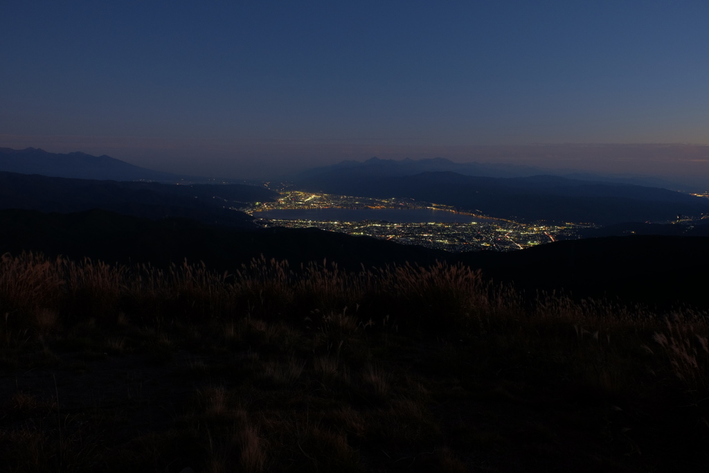 高ボッチからの夜景