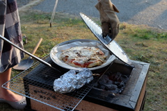 初めてPizzaを焼くの巻