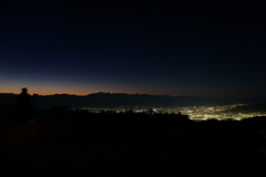 夜景を撮る人