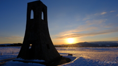 美しの塔～日の出