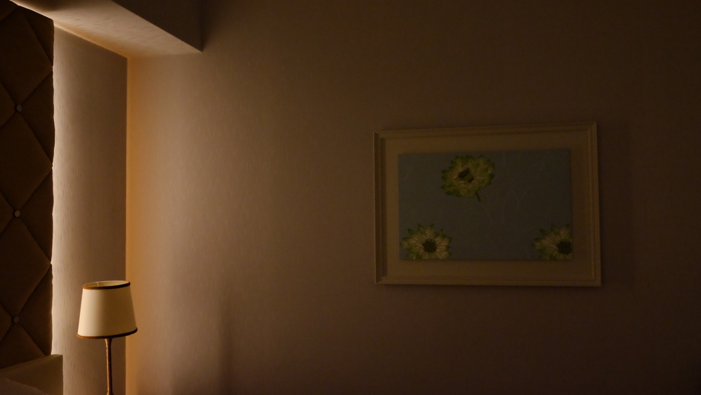 a picture on the wall