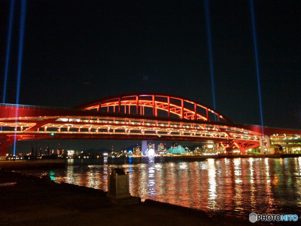 神戸大橋☆ライトアップ　夜景②