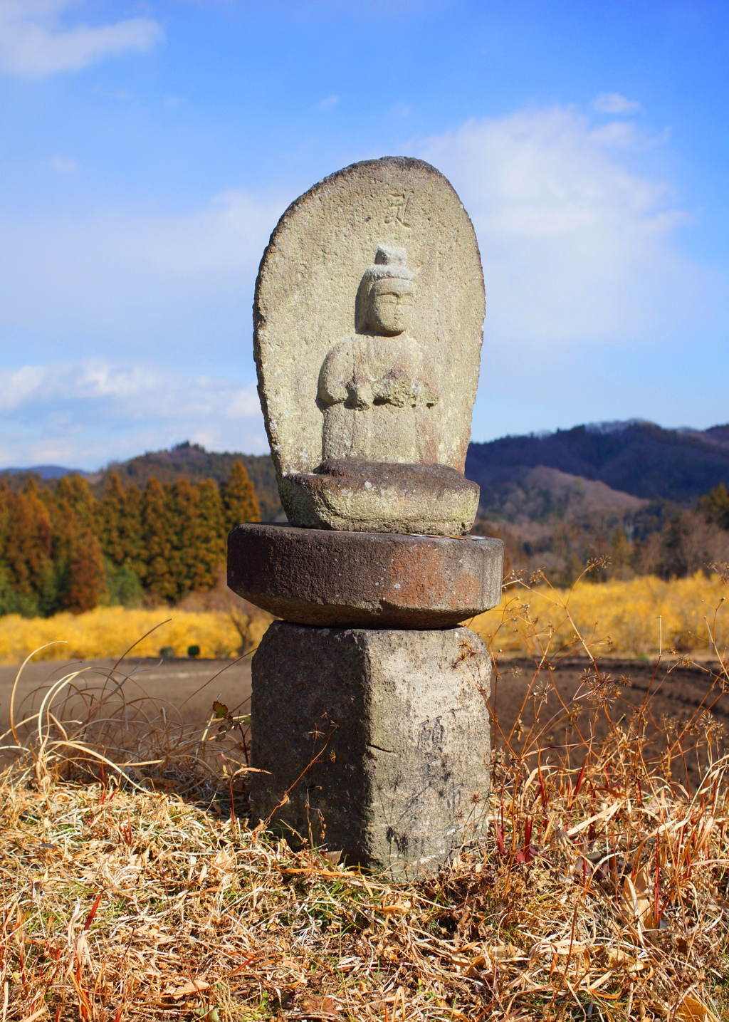 ろうばいの郷の道祖神