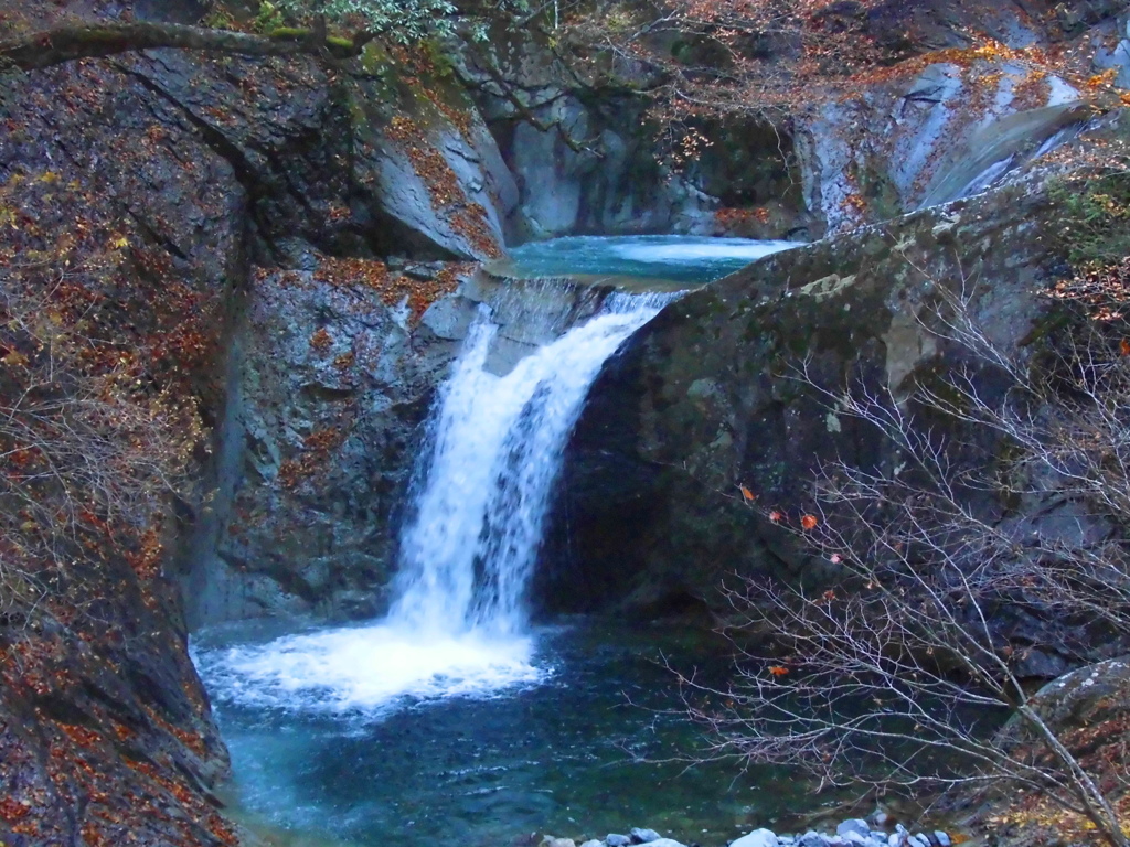 西沢渓谷の滝