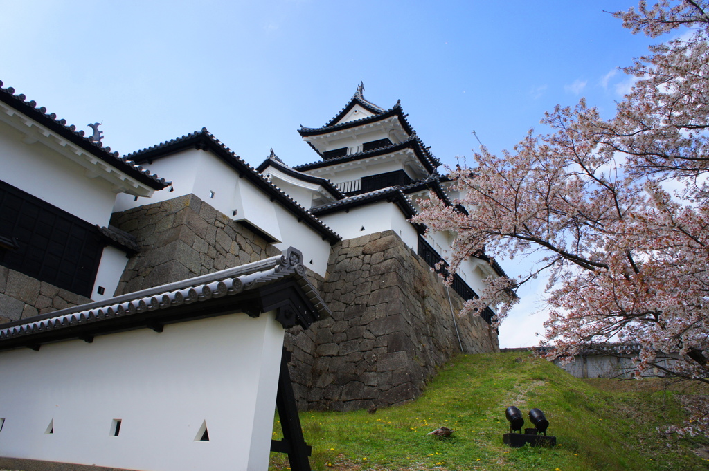 新装なった小峰城