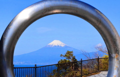 出逢い岬の富士山