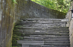 史跡の階段