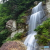 藤花の滝・上流側から(山形県紅葉川渓谷)