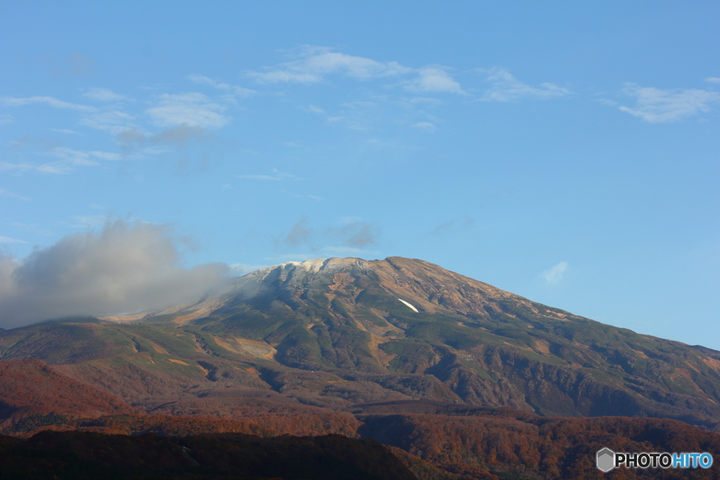 鳥海山の朝