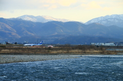 田舎の空港風景