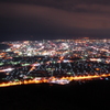 笛吹段公園周辺の夜景