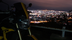 笛吹段公園周辺の夜景　GSR750　を添えて　その2