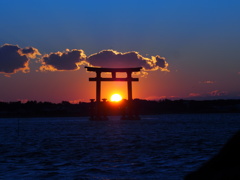 弁天島　サンセット