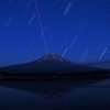 星降る富士山1