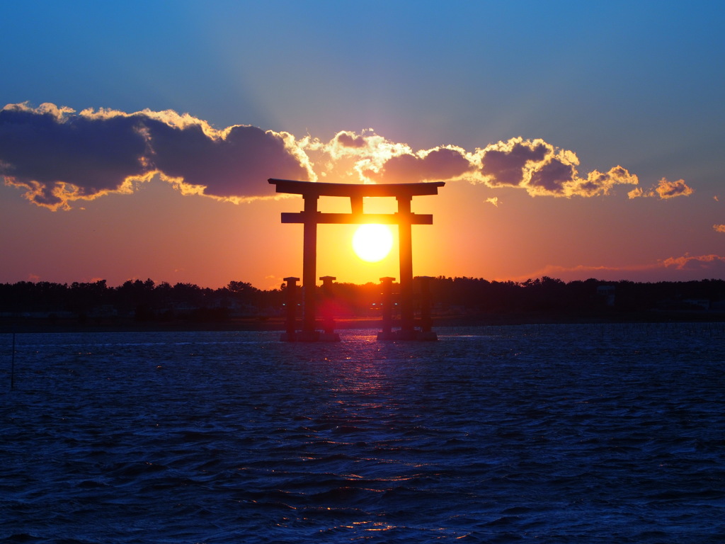 弁天島　サンセット